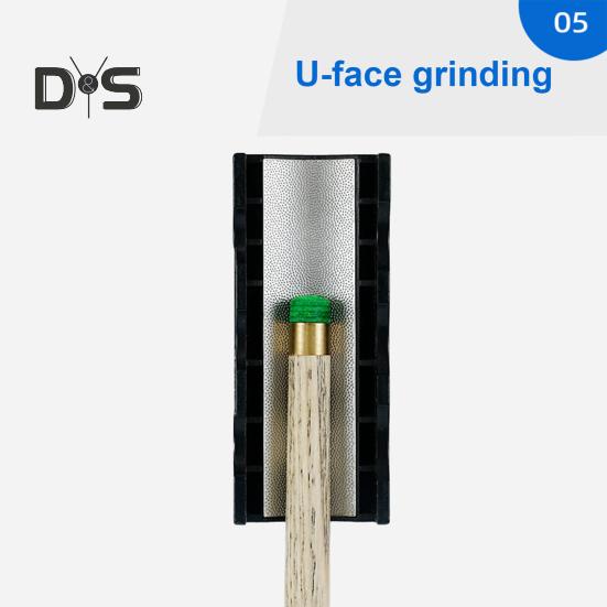 Pool Cue Tip Repair Tool 9-in-1 Billiard Cue Tip Grinder Pool Cue Shaper Burnisher Portable Billiards Cue Accessories