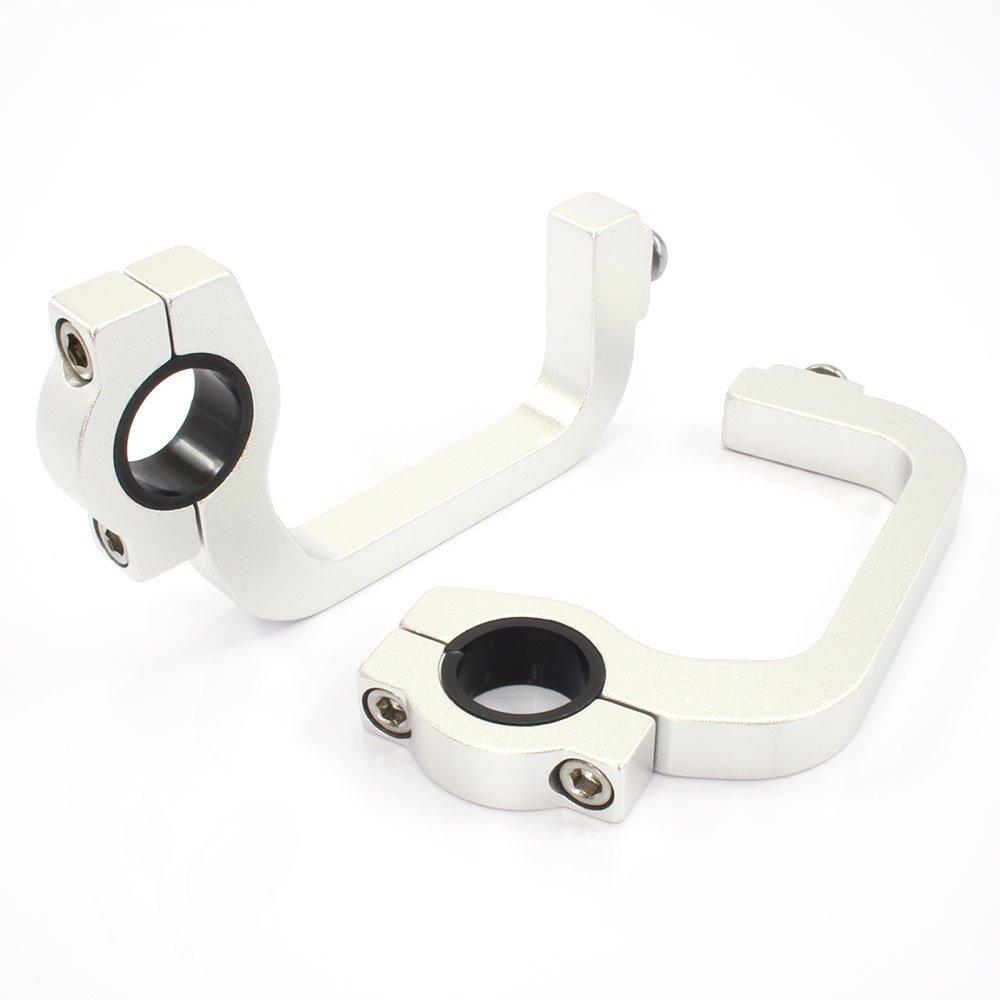 Rise Corporation Compact Knuckle Guard for White T05Z9990002WH 22.2mm Handlebars,