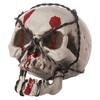 Halloween Skull Head Decor Plastic Realistic Human Skull Figurine for Graveyard Scene Haunted House Bar Home Table Decorations