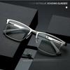 Men's Business Reading Glasses Unisex High Definition Eyeglasses Classic Anti-blue Light   Presbyopia Glasses
