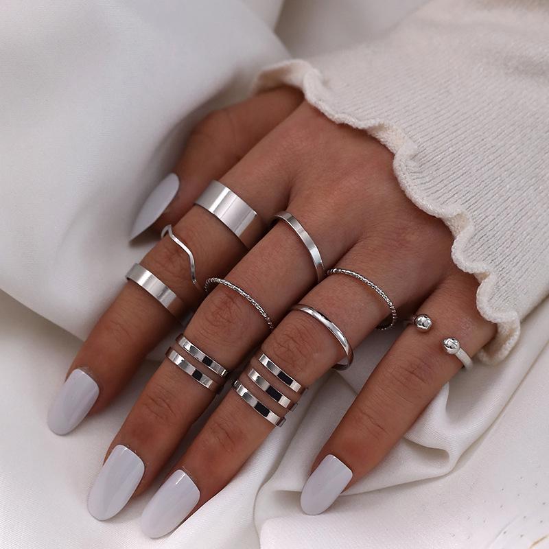 

Кольцо открытое в корейском стиле с витой волной - Простой, трендовый дизайн