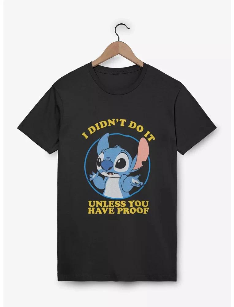 Lilo Stitch I Didnt Do It T Shirt Size S 4XL Gift For Friends S