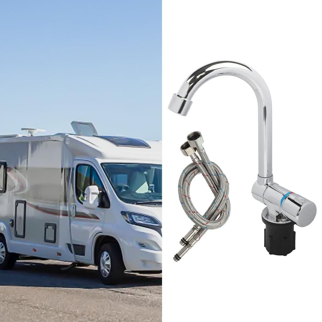 Convenient Hot Cold Water Tap for Caravan with For 360 Degree Functionality