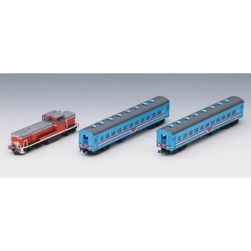 Tomytec TOMIX N Gauge Tarumi Railway Passenger Train (TDE10 3, Ohafu 500 Series, Tarumi Railway Color) Set 98585 Railway Model Diesel Locomotive
