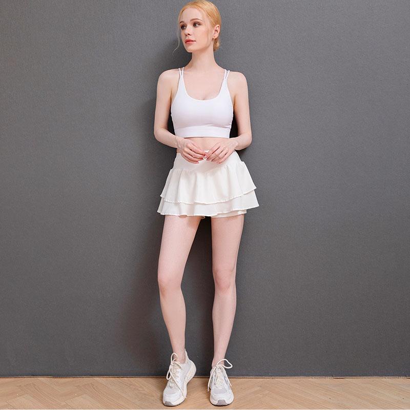 Tennis Skirts Women Sports Golf Pleated Skirt Fitness Shorts Athletic Quick Dry Running Short Sport Skort