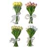 10Pcs Tulip Flower LED Lights USB Powered Warm Glow Faux Flower Lamp for Bedroom Living Room Wedding Decor Creative Ambient Night
