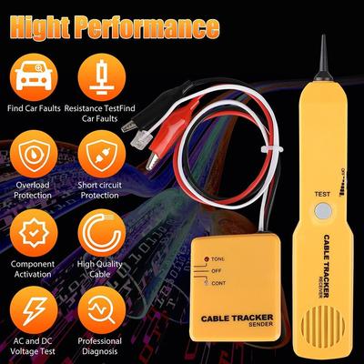 Reliable Electric Wire Tracer for Open Circuit and Short Circuit Detection
