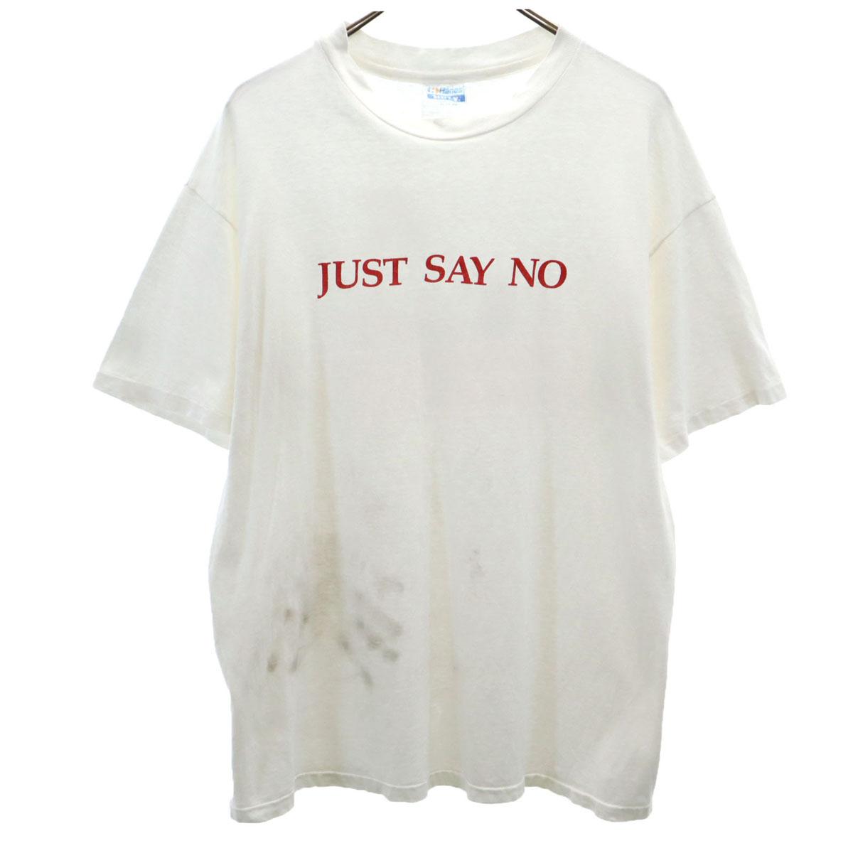 

HANES 80-е 90-е Старые комиксы производства США Футболка с коротким рукавом Одинарный шов Мужская Б/У