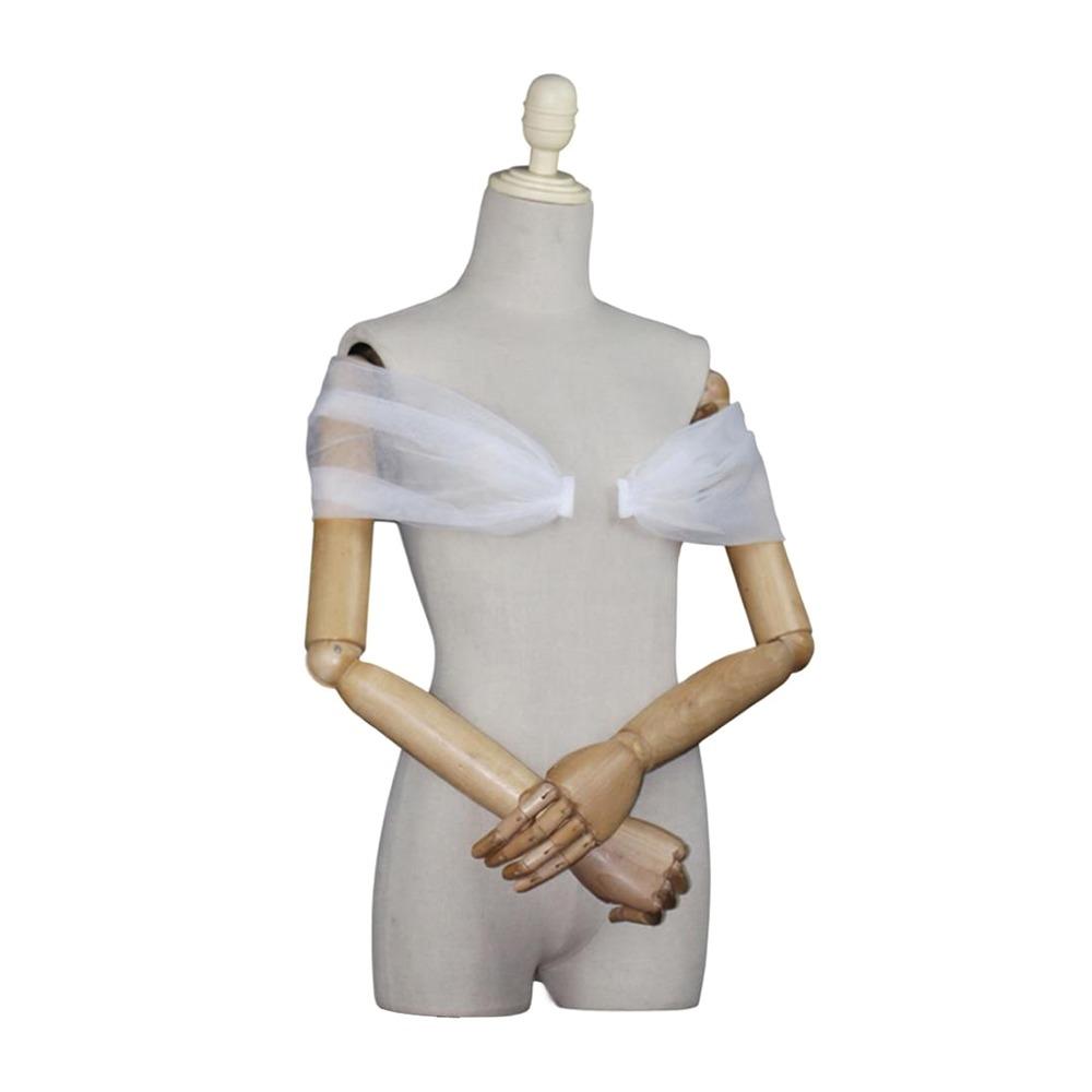 Elegant Detachable Sleeves Tulle Arm Covers Accessories Romantic Bridal Sleeves Bridal Party