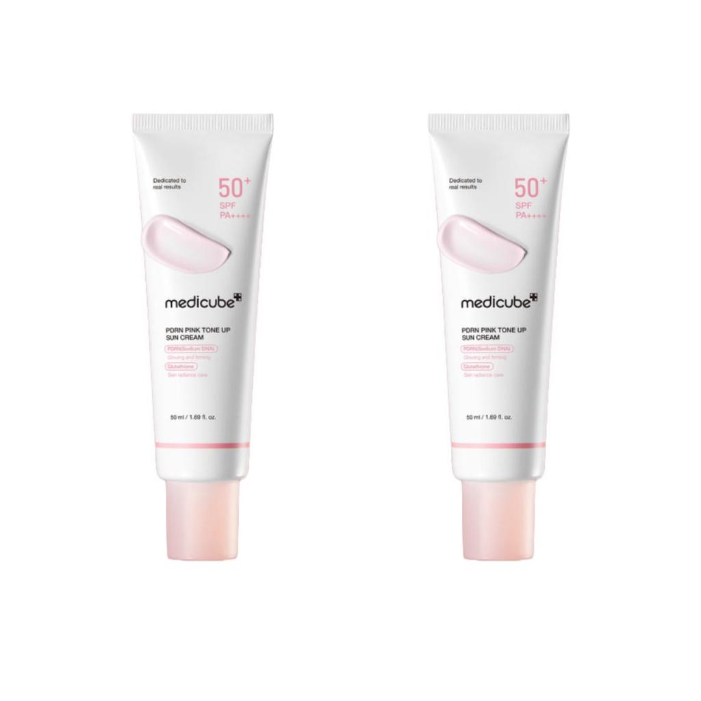 Medicube Crème solaire PDRN Tonifiant Rose 50ml  (3 Options)