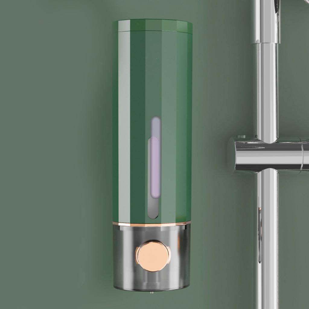 450ml Manual Soap Dispenser Wall Mounted Shampoo Container Shower Dispenser Holds Shampoo Conditioners Shower Gel