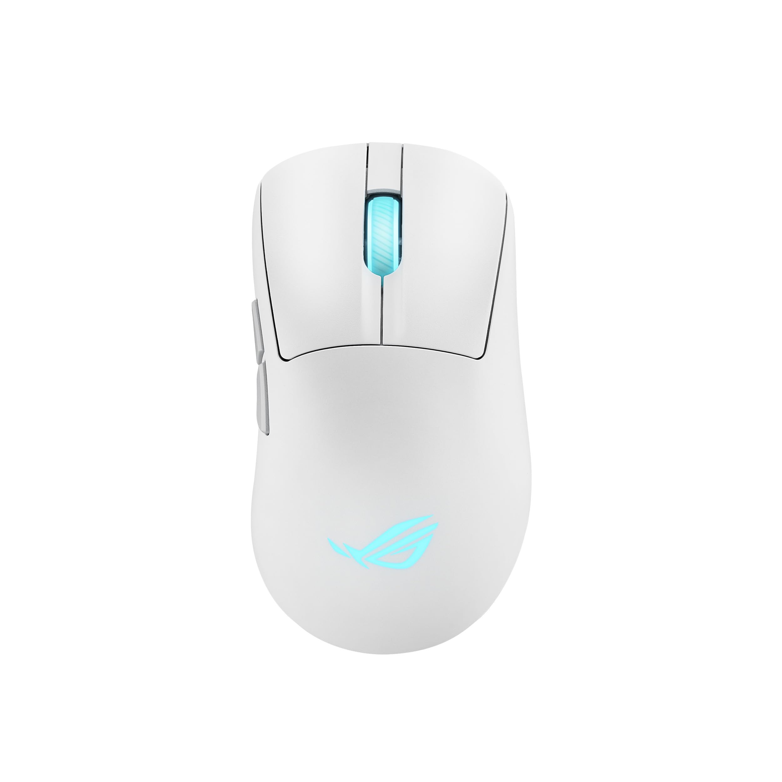 

ASUS Gaming Mouse ROG Keris II Origin Tested by Professional FPS Players 65g Ergonomic Design RGB Lighting ROG AimPoint Pro Optical Sensor ROG Optical білий