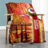 Kansas City Football Personalized Name Blanket Multipurpose Personalized Blanket Comfortable Great For Picnics Seaside Chair Couch
