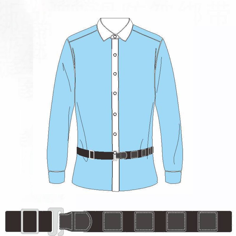 Suporte Fixo Ajustável para Camisa Cinto de Bloqueio Antiderrapante Universal Mantém a Camisa Enfiada Para Homens Mulheres