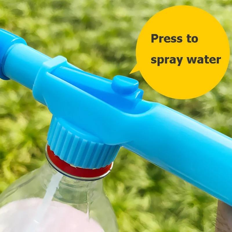 1PC Random ColorHigh Pressure Air Pump Manual Sprayer Adjustable Drink Bottle Spray Garden Watering Tool Garden Sprayer