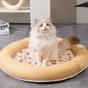 Summer Pet Dog Mat Cooling Ice Pad Dog Sleeping Round Mats For Dogs Cats Pet Kennel Top Quality Cool Cold Silk Dog Bed S-L