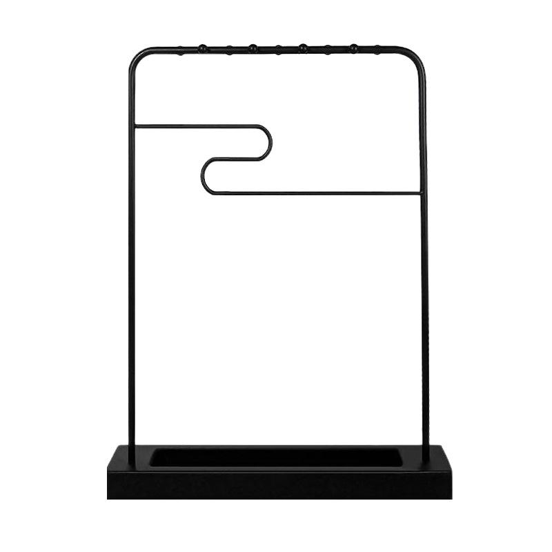Auspicious Cloud Chinese Pen & Brush Holder – Wrought Iron Stand & Storage Rack