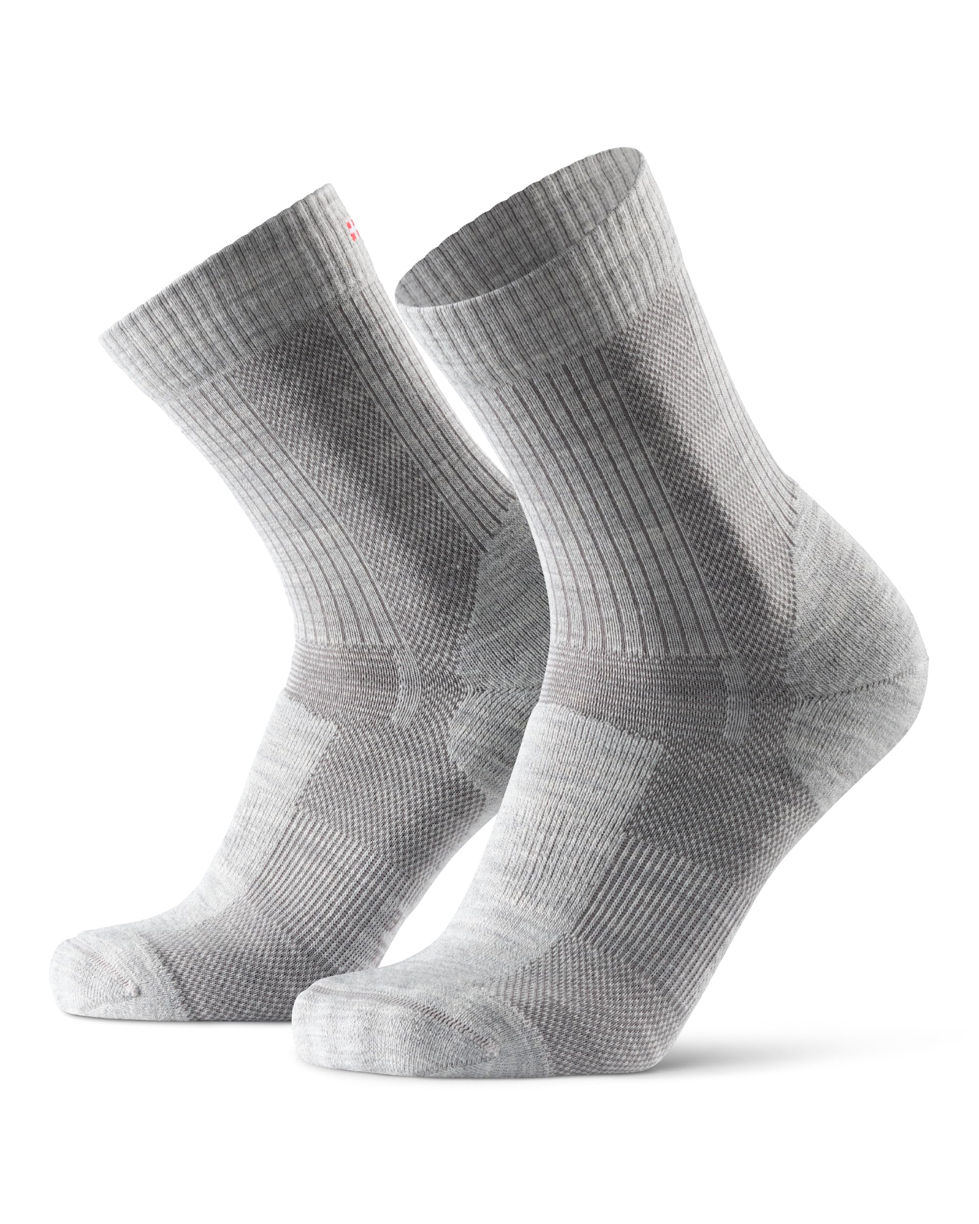 

DANISH ENDURANCE Носки для хайкинга Light 1, размер см, пара, серый, 25.0-28.0