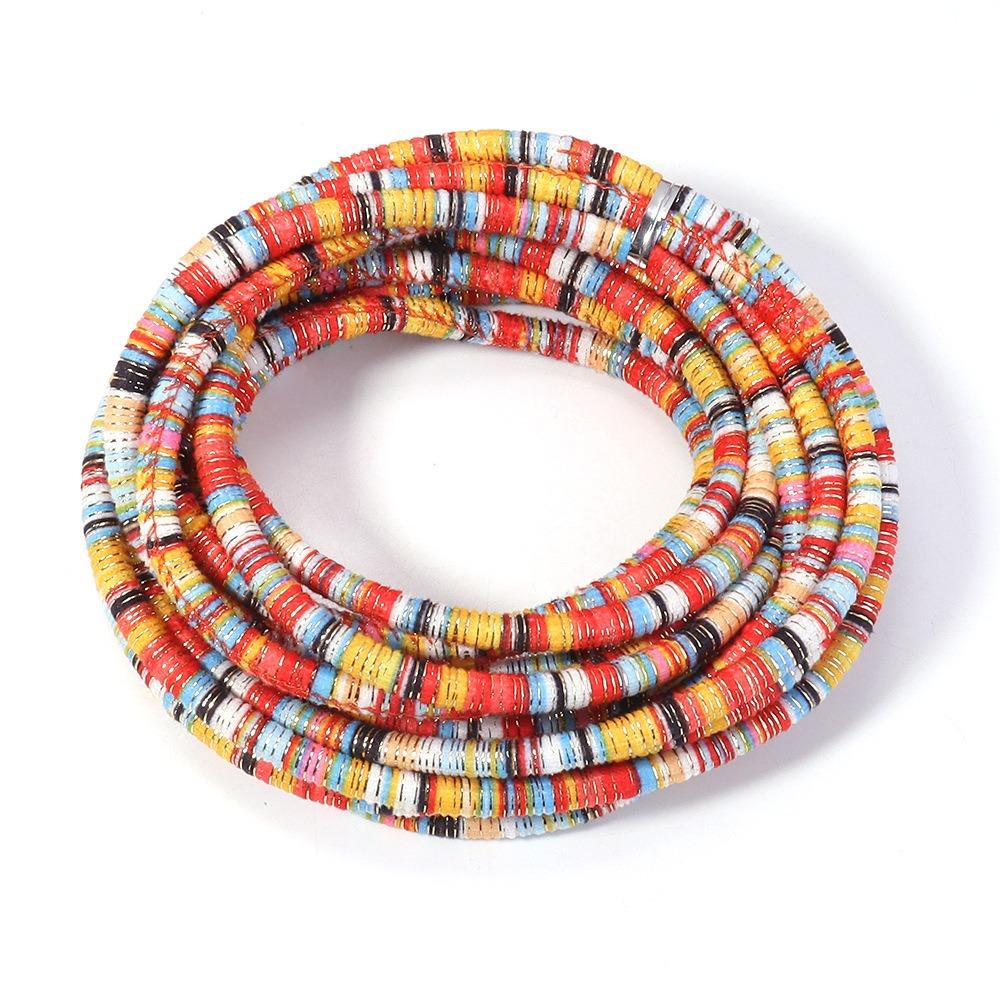 6mm Round Jewelry Making Cords Multi-Color DIY Crafts Cord Decorative Cotton Cords  Clothing Sewing 1