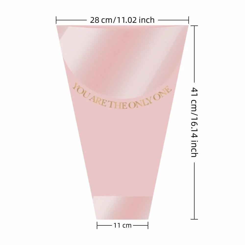 10 Stück Mehrstieliger Blumenstrauß Verpackungsbeutel OPP Frischblumenverpackung Neue Rosenverpackungsbeutel Hochzeit