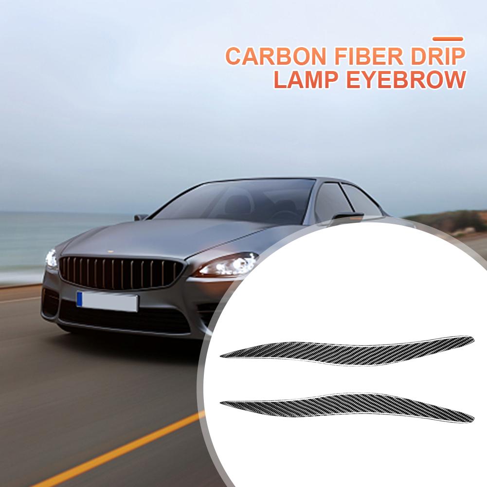 Rote Augenbrauen-Abdeckung, Carbon-Faser-Augenlid-Augenbrauen-Aufkleber, Abdeckung, Rostschutz-Augenbrauen-Dekoration für Lexus IS250 IS300 IS350