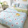 Print Spring Summer Quilt Queen Mechanical Wash Comfortable Comforter Single Double Blanket Quilts for Children Adults