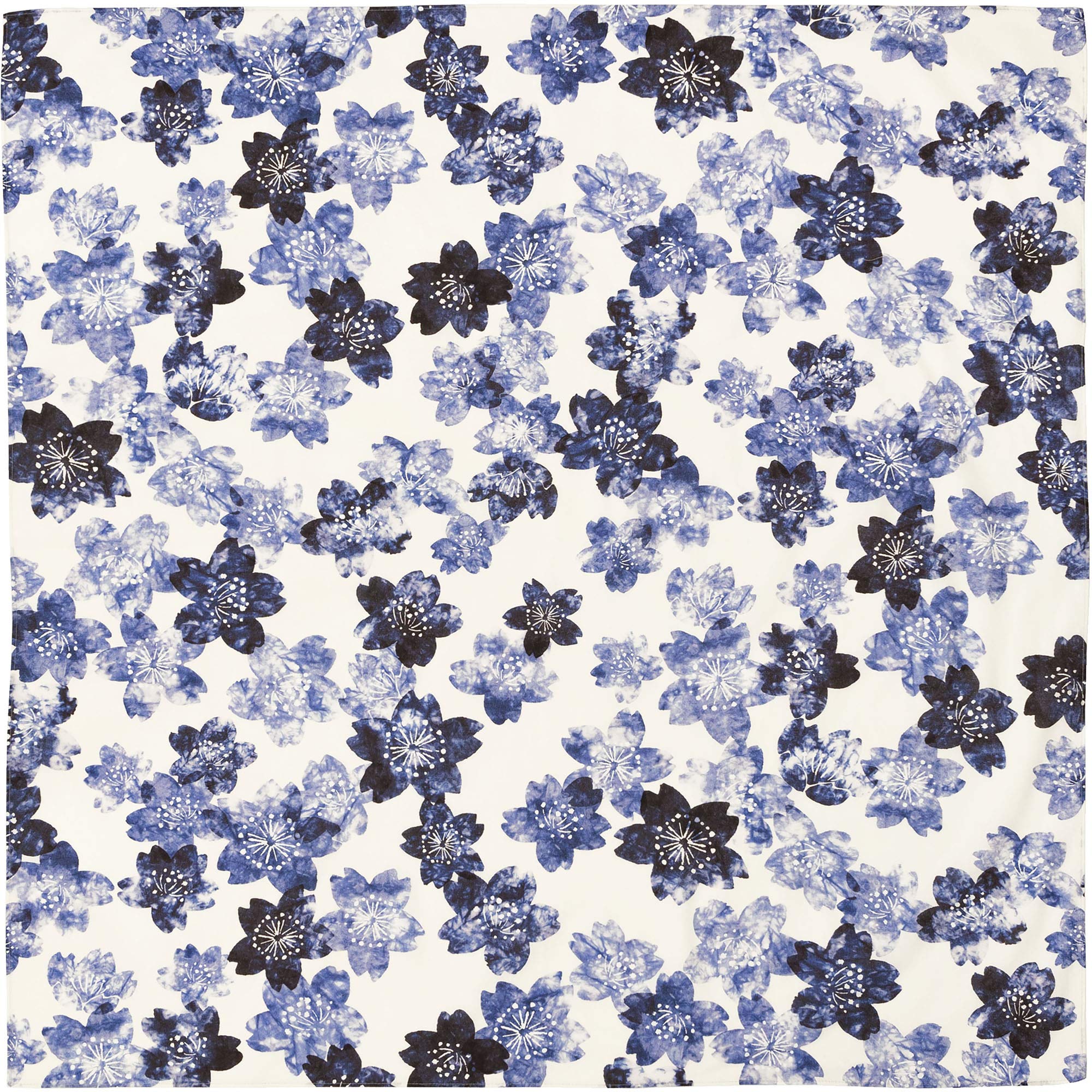 

Asobishin Aizome 100 x 100cm Three width Furoshiki Cotton ~Sakura (daytime)~ Approx. синій