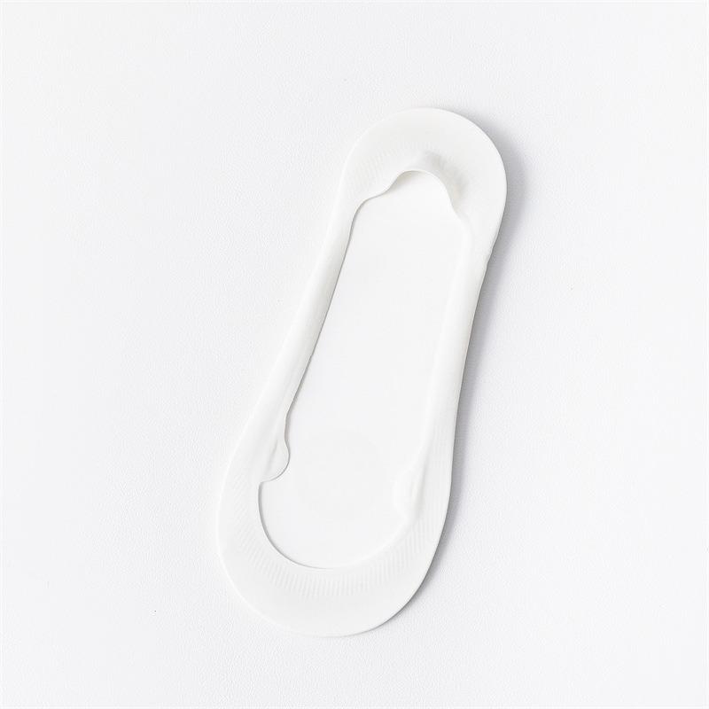 

Женский летний стиль тонкие нескользящие не спадающие с ледяным шелком без следа на пальцах косточка против износа с мелким вырезом невидимые носки 1 pair белый