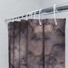 Luxury Marble Shower Curtain Waterproof Bath Decor With Glittering Accents Modern Purple Black Pink Bathroom Accessories 72 X 84