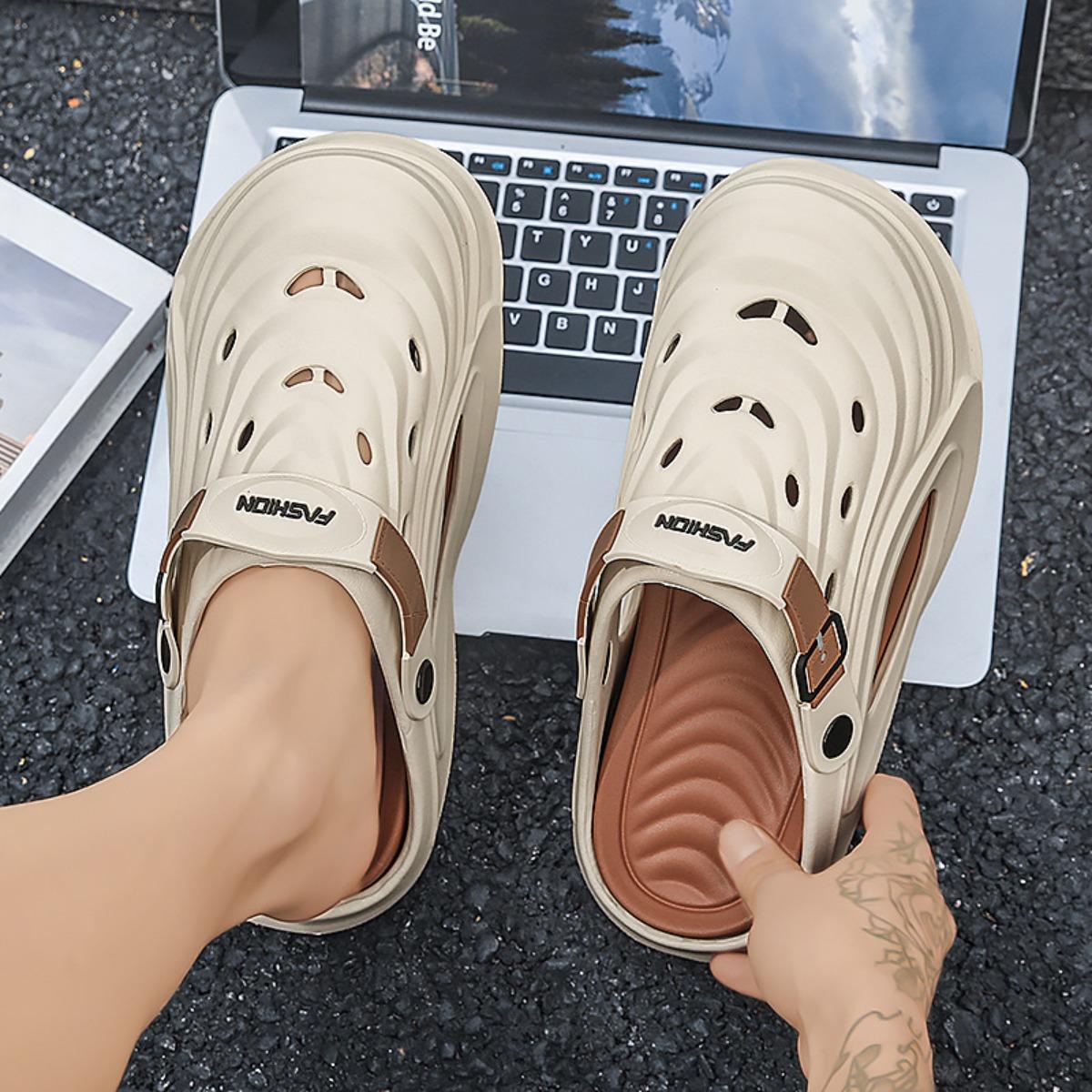 

Slippers, Men s, Summer, Outdoor Wear, Non Slip, Thick Soled, Sports, Outdoor, Casual Shoes, Beach Sandals 40/41 хакі