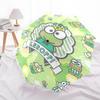 1pc Keroppi Frog Automatic Folding Umbrella - Portable 3-Fold Design with Iron Frame, Perfect for Outdoor Use, Festive Gifts, Travel, Daily Use, Suita