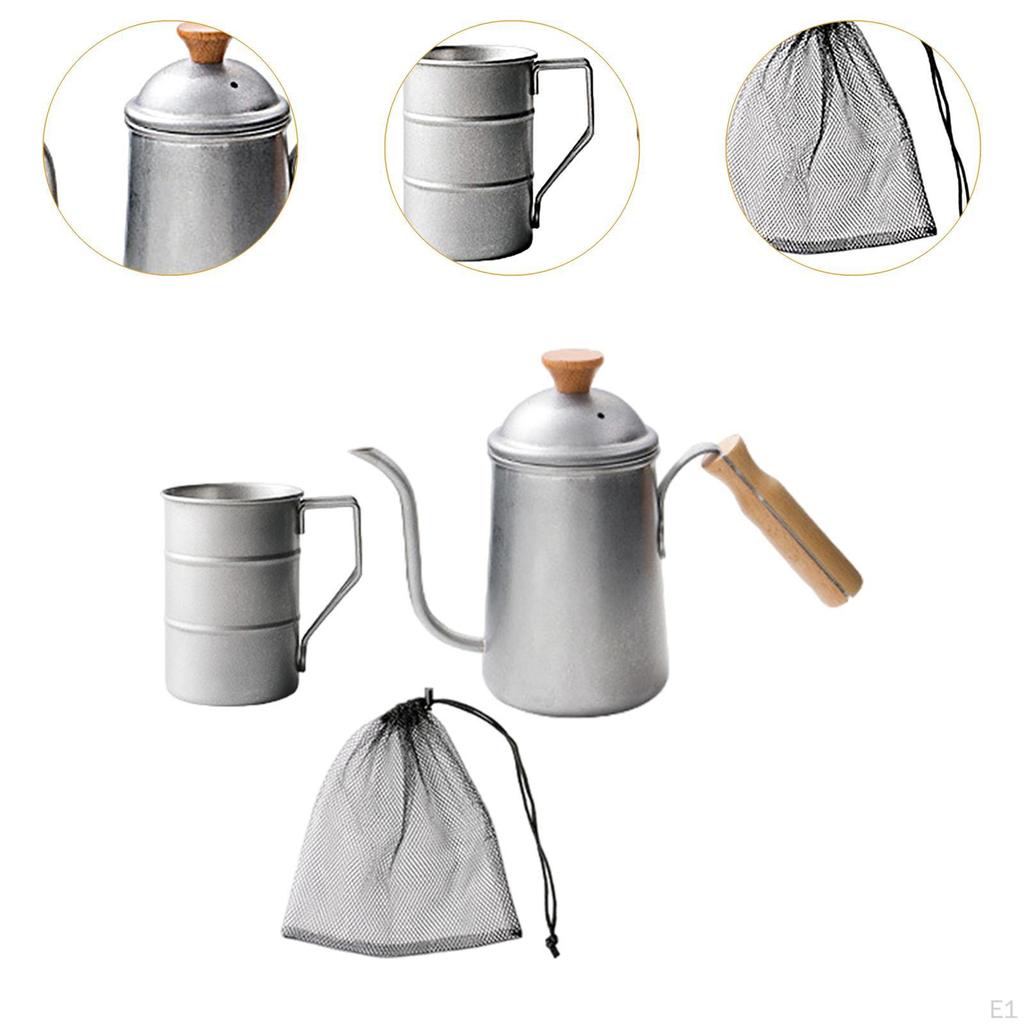 Kaffee Wasserkocher Teekanne Flow Auslauf Gute Wärmedämmung Professionelle Schwanenhals Teekessel für