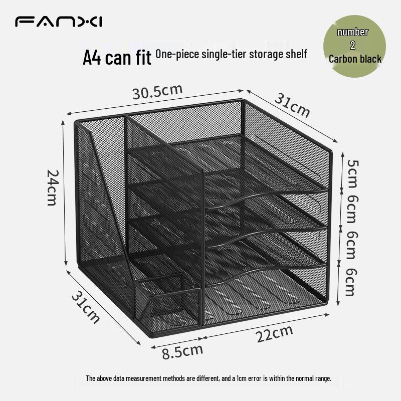 

Настільна багатошарова стійка для зберігання файлів формату А4