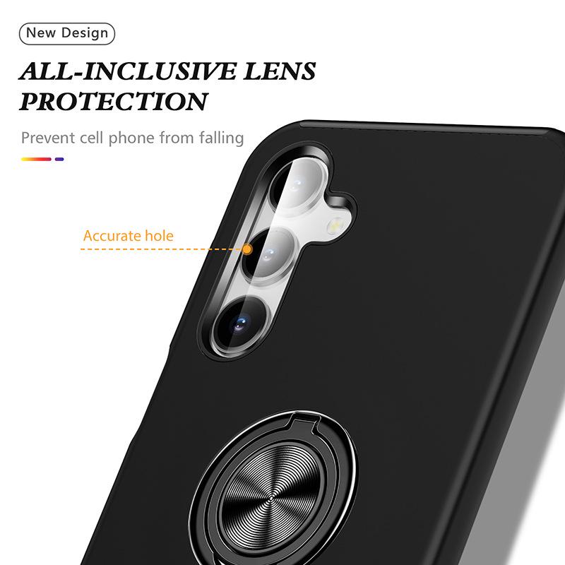 Samsung A16 5G Car Mount Case: Magnetic, Full Coverage, Drop Protection, Hidden Ring Holder