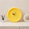 Fashion Bubble Clock in Cream Color Elegant Quiet Movement Wall Hanging or Table Clock for Home Office Decoration Gift