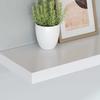 Floating Shelves 2 pcs. White 120 x 23.5 x 3.8 cm MDF