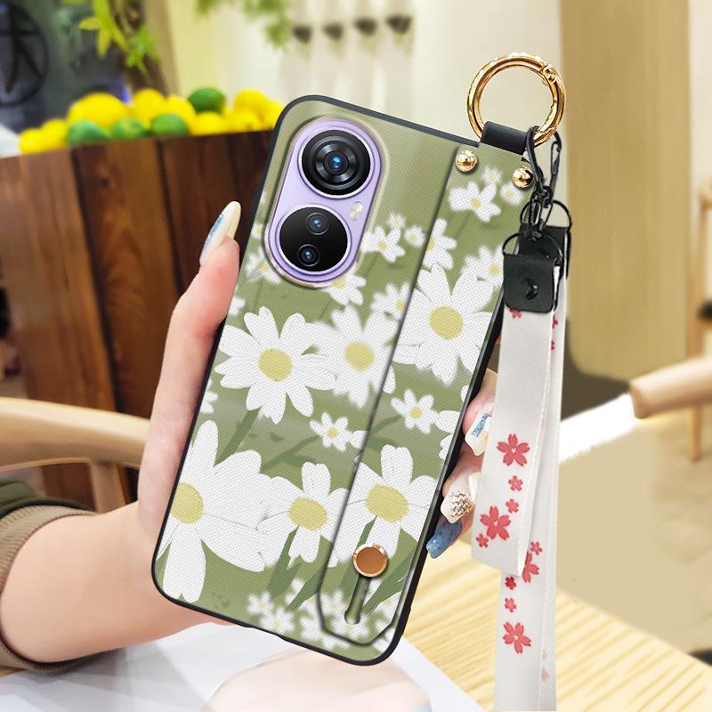 Soft case Phone Holder Phone Case For Blackview A200 Pro Waterproof Back Cover Oil Painting Dirt-resistant Protective