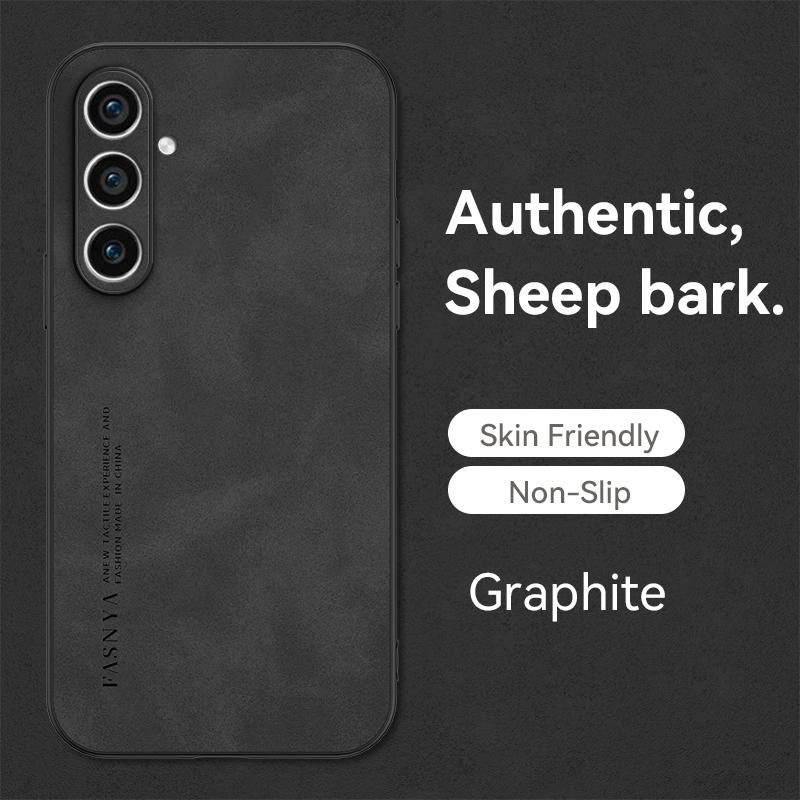 Шкіряний чохол з овчини для Samsung Galaxy S23 S23Ultra S22 S21 S20 S10 S9 Plus S23FE Note 20Ultra 10 9 8 Розкішна матова задня кришка