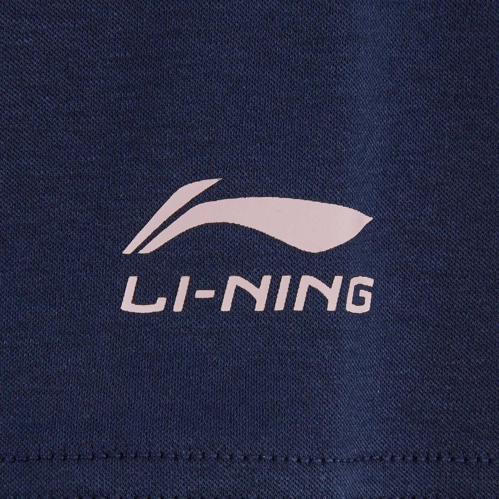 Li Ning Sports Lifestyle Series Pullover Round Neck Logo Letter T-Shirt Women Tops ATSW270-2