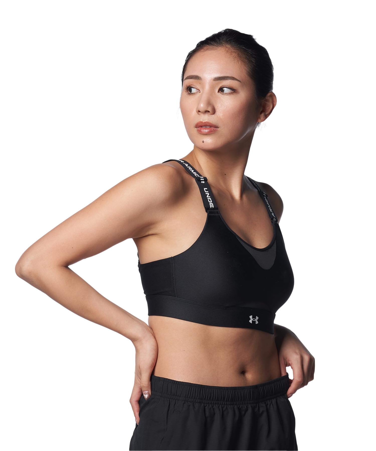 

UA Infinity High Bra Черный Белый XL [Under Armor] / / D-DD