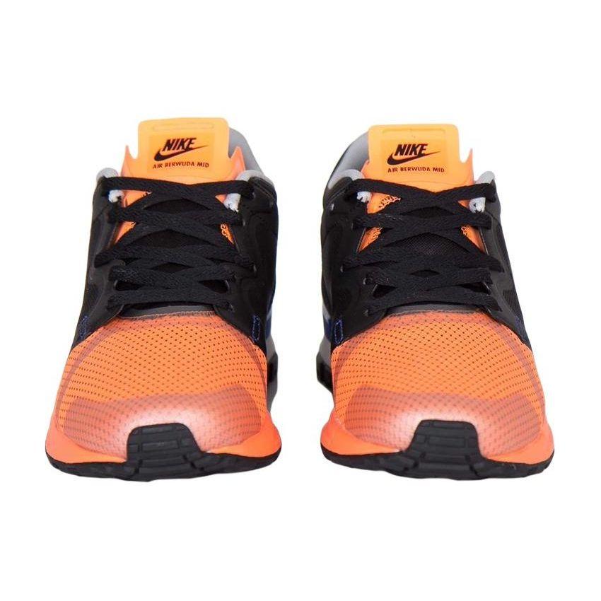 Nike Berwuda Mid QS Atomic Orange Unisex Sneakers Black Black-Atomic-Orange-Golden 599473-008