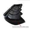 Universal 67CM Car Rear Bumper Lip Diffuser 6 Fin Shark Fin Style Car Back Bumper Spoiler Lip