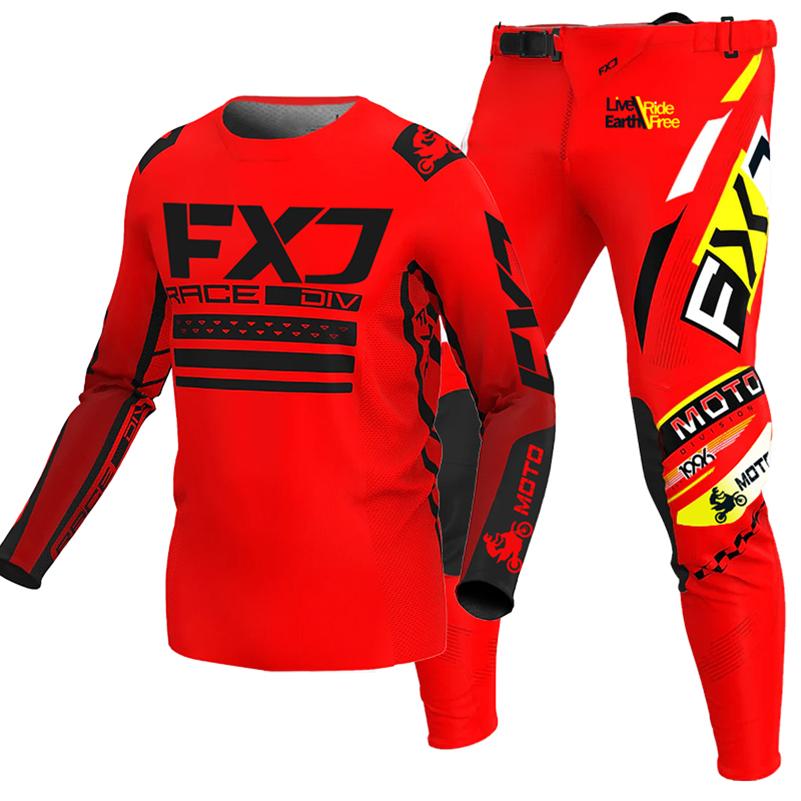 Motocross-Ausrüstungsset für Kinder 4 5 6 7 8 9 10 11 12 13 Jahre Jugend Kind Motorrad Junge Mädchen Jersey Hose Kits Rennanzug Offroad Enduro MX MTB