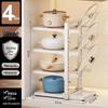 Under-Sink Tiered Pot & Pan Organizer with Lid Holder