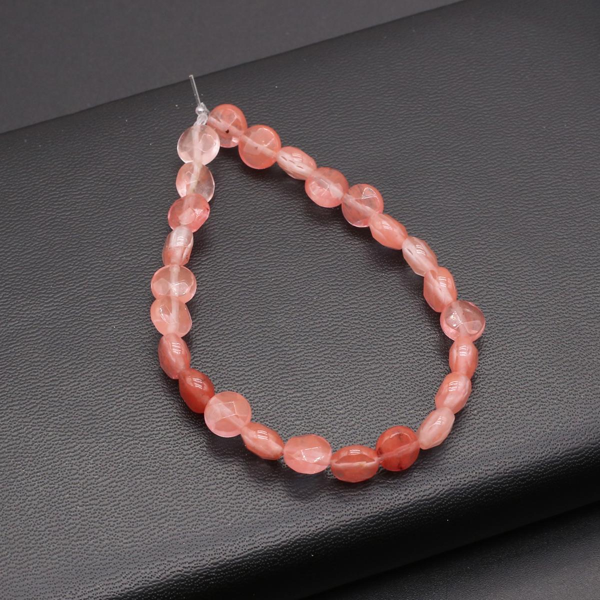 

Бусины из натурального камня бирюза/содалит круглые граненые бусины для изготовления ювелирных изделий DIY ожерелье браслет серьги аксессуар Watermelon Red/8x8mm