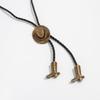 Boot Pendant Cowboy Cap Pendant Necklace Long PU Leather Necklace Ethnic Style Necklace  Decoration