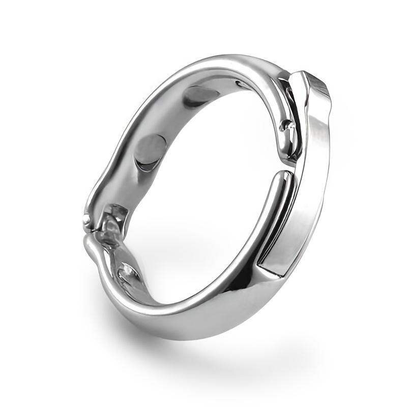 Metal Penis Ring For Men Glans Ring Adjustable Magnetic Sleeve Male  Ring Sex Toys