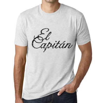 Homme T-shirt Graphique El Capita_n Lettres Imprimes