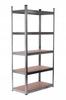 Estantería metálica 180x90x40x cm 5 baldas galvanizada práctica