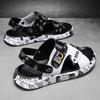 Fashion Summer Fashion Platform Slip-on Printed Outdoor Beach Men's Sandals Designer New Casual Soft Soled Men Slippers